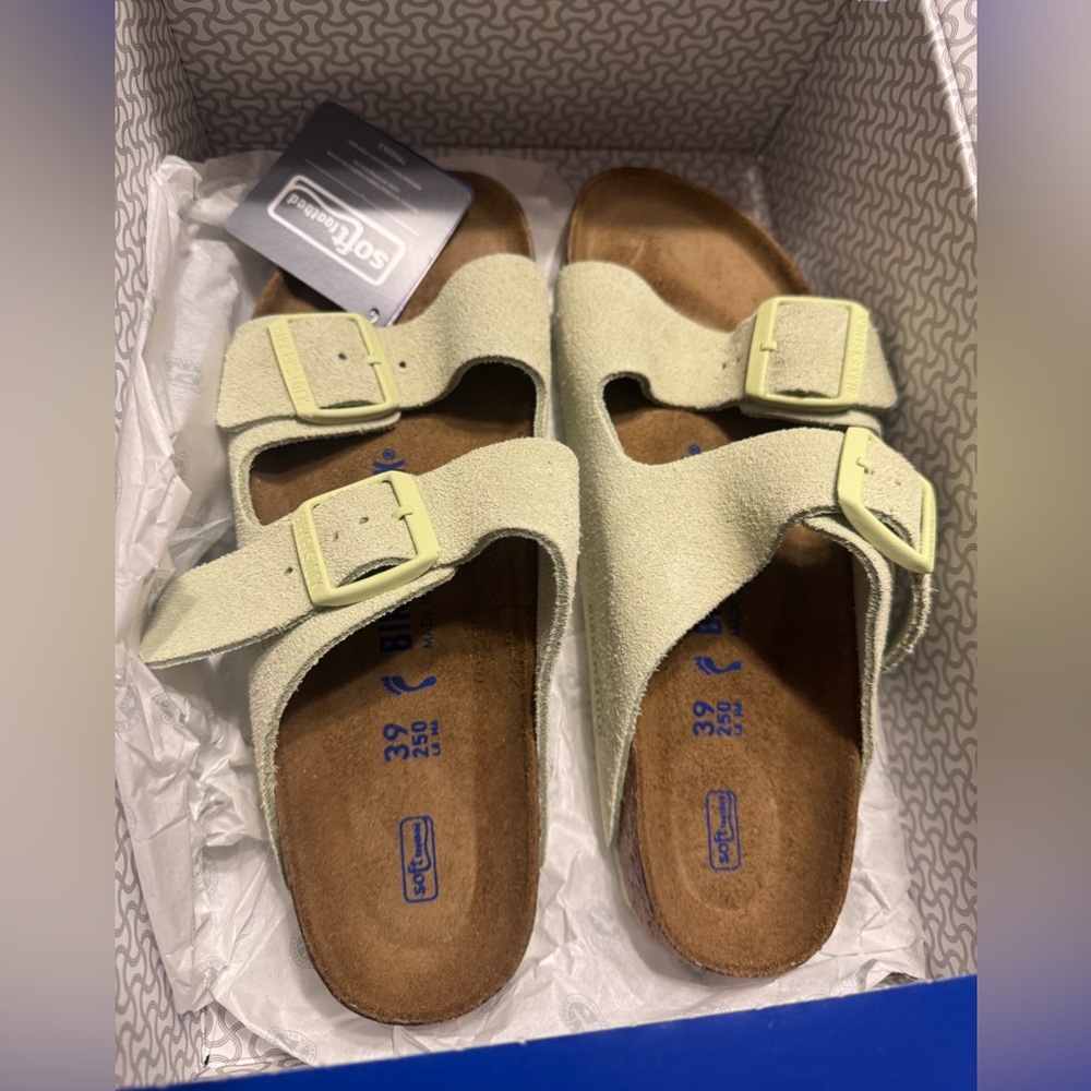 Birkenstock Soft Green Sandals